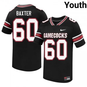 Anthony Baxter #60 Fighting Gamecocks Jersey | Iconic Black College Football Youth Embroidery 78949082