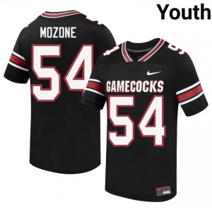 Officially Licensed Ashton Mozone #54 Gamecocks Black Jersey | Youth University Football Embroidery Fan Gear 41134410