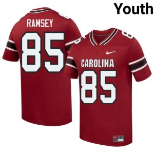 Caden Ramsey #85 Fighting Gamecocks Jersey | Gameday Garnet College Football Youth Stitch 21012665