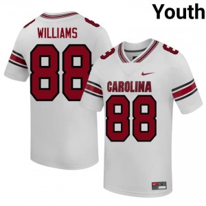 White Caleb Williams #88 Gamecocks Jersey | Youth High School Football Fresh Stitched 87408063