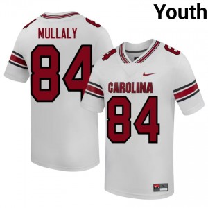 Charly Mullaly #84 S. Carolina Jersey | Iconic White College Football Youth Stitched 84928536