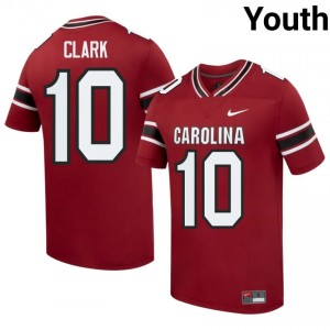 Garnet Christian Clark #10 USC Gamecocks Jersey | Youth High School Football Fresh Swen 19784382