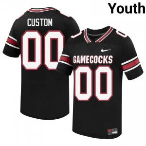 Top-Tier Custom #00 S. Carolina Black Jersey | Youth University Football Embroidery Fan Gear 91950884