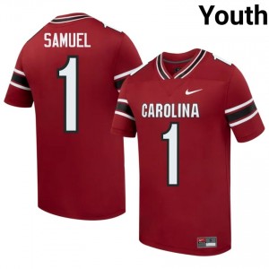 Garnet Deebo Samuel #1 Gamecocks Jersey | Youth High School Football Limited Swen 69463222