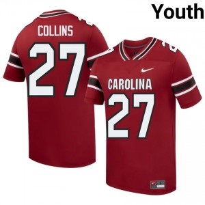 Drew Collins #27 USC Gamecocks Jersey | Pro-Grade Garnet College Football Youth Swen 72578433
