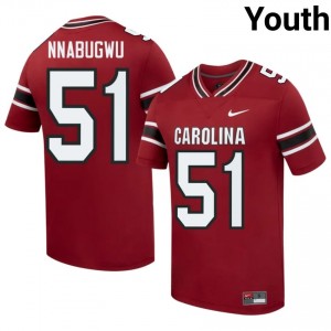 Garnet Ebubedike Nnabugwu #51 UofSC Jersey | Youth High School Football Licensed Stitch 12720020