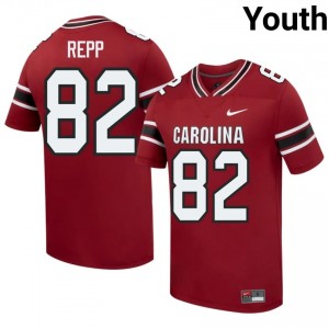 Carolina Jackson Repp #82 Garnet Jersey | Genuine Stitch NCAA Football Youth Apparel 84855451