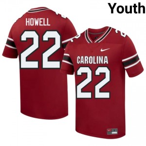 #22 Jawarn Howell USC Gamecocks Garnet Jersey | Elite Swen Youth Player Football Gear 38821670