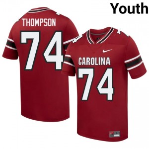 Garnet Josiah Thompson #74 USC Gamecocks Jersey | Youth High School Football Licensed Stitch 67600821