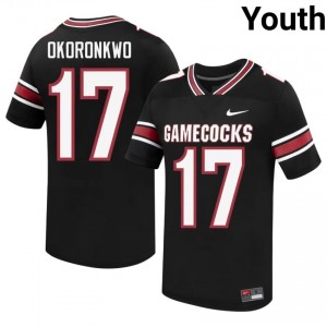 Gamecocks Justin Okoronkwo #17 Black Jersey | Premium Embroidery NCAA Football Youth Apparel 75651400