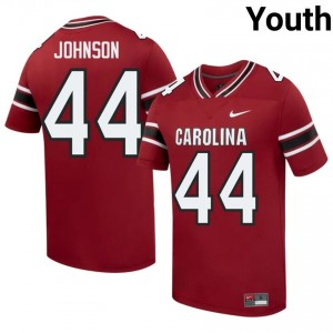 KJ Johnson #44 South Carolina Gamecocks Jersey | Gameday Garnet College Football Youth Stitch 87495647