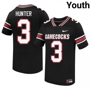 USC Gamecocks Kelvin Hunter #3 Black Jersey | Pro Cut Embroidery NCAA Football Youth Apparel 54916438
