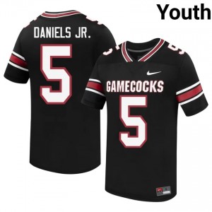#5 Kendall Daniels Jr. Gamecocks Black Jersey | Authentic Embroidery Youth Player Football Gear 67747801