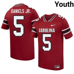 Elite Thread Kendall Daniels Jr. #5 South Carolina Gamecocks Garnet Jersey | Youth University Football Stitch Fan Gear 65864855