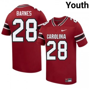 Elite Thread Kosci Barnes #28 Gamecocks Garnet Jersey | Youth University Football Stitch Fan Gear 64002063