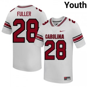 USC Gamecocks Matt Fuller #28 White Jersey | Premium Stitched NCAA Football Youth Apparel 47798423