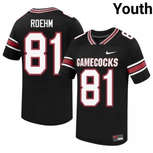 Reno Roehm #81 Carolina Jersey | Exclusive Black College Football Youth Embroidery 53223723