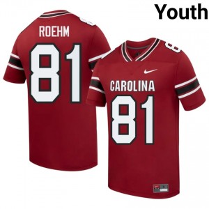 #81 Reno Roehm Gamecocks Garnet Jersey | Classic Swen Youth Player Football Gear 62421934