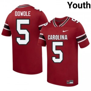Gamecocks Rico Dowdle #5 Garnet Jersey | Premium Swen NCAA Football Youth Apparel 59709850