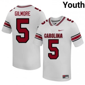 Stephon Gilmore #5 SC Gamecocks Jersey | Iconic White College Football Youth Stitched 93935351