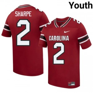 #2 Sterling Sharpe South Carolina Gamecocks Garnet Jersey | Elite Swen Youth Player Football Gear 38637096