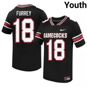 USC Gamecocks Stone Furrey #18 Black Jersey | Premium Embroidery NCAA Football Youth Apparel 20775438