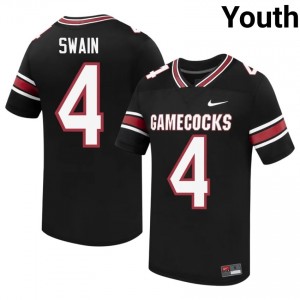 Black Vicari Swain #4 South Carolina Gamecocks Jersey | Youth High School Football Fresh Embroidery 33177777