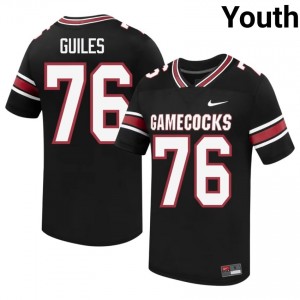 Zyon Guiles #76 S. Carolina Jersey | Pro-Grade Black College Football Youth Embroidery 56021957